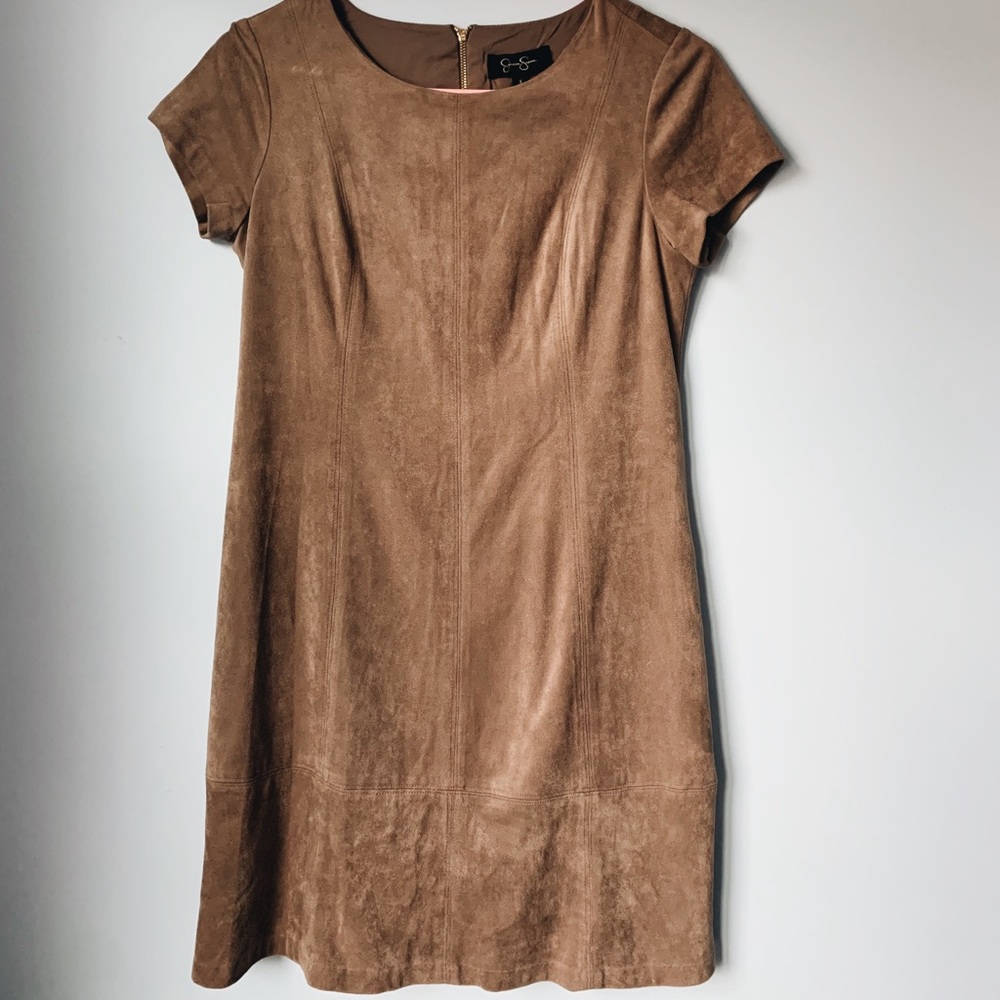 Jessica Simpson suede shift dress !